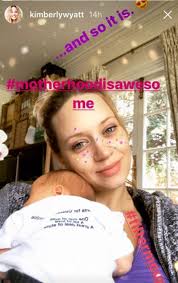 Pussycat Doll Kimberly Wyatt gives adorable rare update