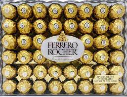 Ferrero Rocher Fine Hazelnut Chocolates Chocolate Gift Box 48 Count Flat 21 2 Oz Amazon Com Grocery Gourmet Food