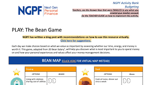 Check upsc nda answer key date, question papers with solutions & steps to nda i 2021 question papers & answer key (institutional) has been released. Home School Budgeting Activity Ngpf Play The Bean Game Youtube