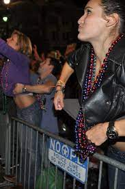 Flashing for Beads during Mardi Gras | MardiGrasTraditions.com