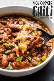 Rice Cooker Chili Step By Step Photos Budget Bytes Recipe Rice Cooker Recipes Aroma Rice Cooker Recipes