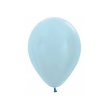 12 Round Balloons Sempertex 12 Inch Pearl Light Blue Round Balloon 440 100pcs