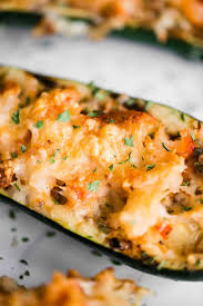Garnelen Zucchini Boote Rezepte De In 2020 Zucchini Boat Recipes Shrimp Zucchini Zucchini