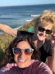 Enjoying Block Island with a childhood friend