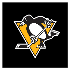 The first pittsburgh penguins logo features a penguin wearing a scarf and skates while brandishing a hockey stick. Nap Cap Pittsburgh Penguins Pet Bed