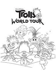 Signup to get the inside scoop from our monthly newsletters. Trolls World Tour Coloring Pages Print For Free New Trolls