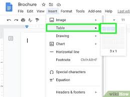 To change the orientation to landscape, simply click the corresponding radial. How To Make A Brochure Using Google Docs Wikihow