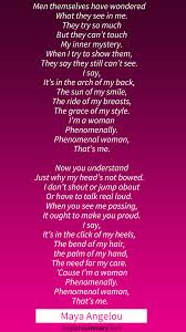 Phenomenal Woman Poem Phenomenal Woman Phenomenal Woman Maya Angelou Maya Angelou Poems