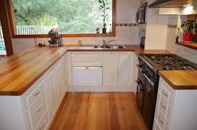 timber kitchen, wooden kitchen bench