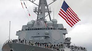 US warship shoots down drone launched by Yemen's Houthis