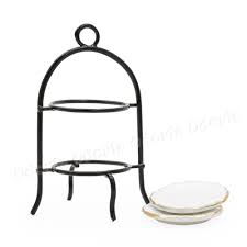 I needed a way to store everyday dinner plates on my counter because i was having i have all three; Odoria 1 12 Miniature Wrought Iron 2 Tier Pie Rack Display Cake Stand Dollhouse Kitchen Accessories Buy At The Price Of 4 99 In Aliexpress Com Imall Com
