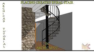 Archicad 22 Spiral Stair Spiral Youtube