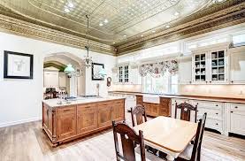 Faux tin ceiling tiles material is pvc(vinyl). Tin Ceiling Kitchen Ideas Design Gallery Designing Idea