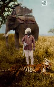 Tiger Hunting in India, ca. 1920s | Colorem
