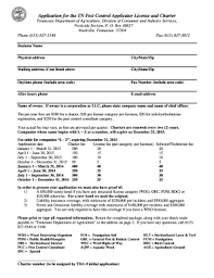 Application for the tn pest control applicator license and charter. Fillable Online Tennessee Application For The Tn Pest Control Applicator License And Charter Tennessee Fax Email Print Pdffiller