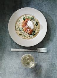 Risotto Au Four Au Poireau Et Aux Epinards Recipe In 2019 Risotto Rice Vegetable Recipes Orzo Risotto