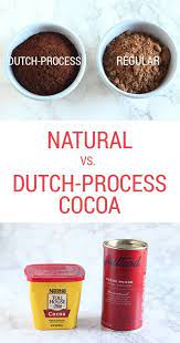 Natural Cocoa Vs Dutch Process Cocoa Powder Handle The Heat Natural Cocoa Baking Powder Substitute Cocoa Cake