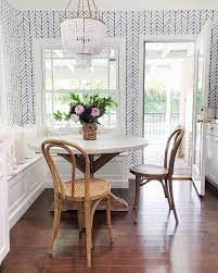 Feather Wallpaper In 2021 Dining Nook Kitchen Nook Retro Home Decor