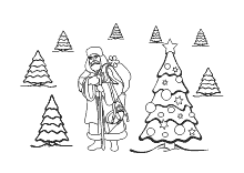 Ausmalbilder Zu Weihnachten Weihnachtsmann Nikolaus Und Adventszeit