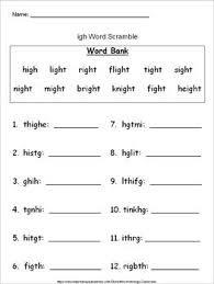 Spelling Pattern Igh Long I Pack Word Work Printable Lesson Plans Lesson Planner Template