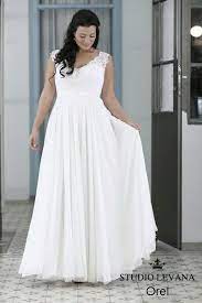Plus Size Simple Chiffone Wedding Gown Summer Wedding Dress Beach Wedding Dresses Plus Size Plus Size Wedding Gowns