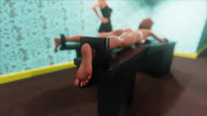 Sophia facedown tickling (Animation)