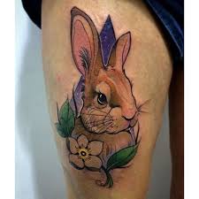  12 Ide Rabbit Tattoo Kelinci Tattoo Tato Kelinci Ide Tato