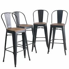 Rosenberry Bar Counter Extra Tall Stool In 2020 Metal Bar Stools Wooden Bar Stools Metal Counter Stools