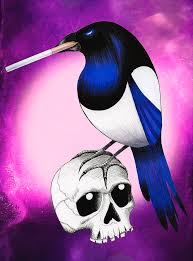 A navy seal's guide to crushing your enemy, fighting for your life, and embracing your inner badass emerson, clint on amazon.com. Badass Magpie Drawing By Shawna Rowe