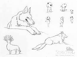 This piece and the movie itself is still one of my faves. Princess Mononoke Sketch By Strecno On Deviantart