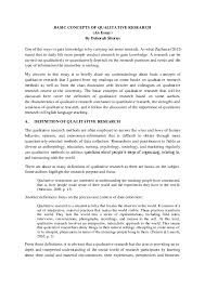 It will discuss the aim of the research study, the data collection methods used, how and why the sample was selected and how the data was analysed. Pdf A Qualitative Research Essay Deborah Sitorus Academia Edu