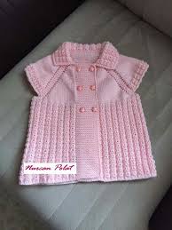 Kizlar Size Baby Knitting Patterns Bebek Yelek Baby Outfits