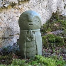 Jizo Statue Buddha Concrete Statues Buddhist Protector Of Etsy Concrete Statues Statue Jizo