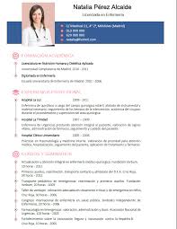 Presentarte a tu futuro empleador. Curriculum De Medicos O Enfermeras Plantillas De Cv Para Hospitales
