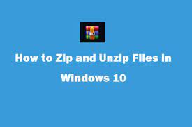 Drop files here or click to upload. How To Zip And Unzip Files Windows 10 For Free