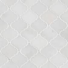 For more kitchen backsplash inspiration, check out our pinterest boards and blog posts: Greecian White Arabesque Pattern Polished Backsplash Tile Kitchen Cabinets Tiles Nj Art Of Kitchen Tile