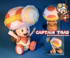 Papermau Super Mario Galaxy Captain Toad Paper Model By Emily Stellvia Ultimate Papercraft Toad Mario Bros Papercraft Download Mario Crafts