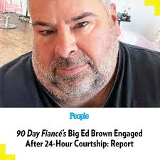 🔗: peoplem.ag/3XJWWwa Fourth time's a charm for 90 Day Fiancé's Big Ed  Brown. 📷️: Big Ed/Instagram