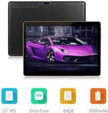 Lllccorp unlocked 10 mid android 6.0; Android Tablet Lllccorp 10 Inch Octa Core 3g Unlocked Tablet Dual Sim Card Slot 4gb Ram 64gb Rom Wifi Bluetooth Gps Phone Call Tablets Support Netflix Google Play Store Black Amazon Ca