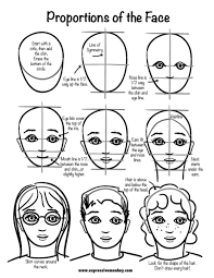 Proportion Face Drawing Elementary Google Search Art Handouts Art Worksheets Homeschool Art