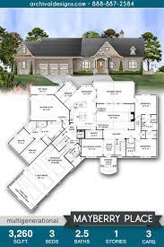 Mayberry Place House Plan Model House Plan Multigenerational House Plans Dream House Plans