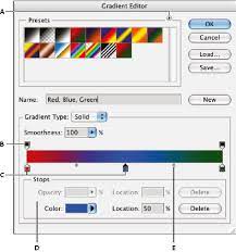 To open the gradient editor, click directly on the gradient preview bar in the options bar. Use Gradients In Photoshop