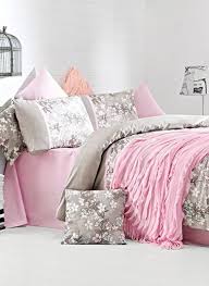 199 Ift Kisilik Nevresim Takimi Pembe Nevresim Takimi Yatak Kilifi Nevresim