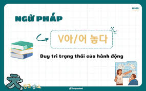 Ngữ pháp V아/어 놓다: Duy trì trạng thái của hành động