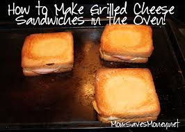 grilled ham cheese sandwiches in the