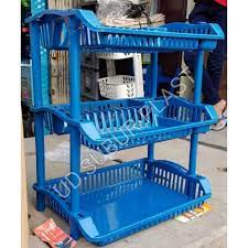 Merah muda hijau green beige. Rak Tempat Piring Plastik Bahan Kokoh Dan Kuat Susun 3 Shopee Indonesia