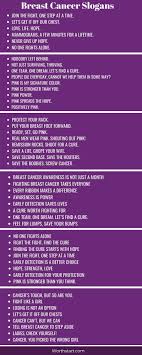 200 Breast Cancer Slogans To Create Awareness