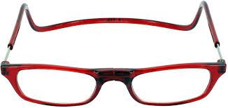 Amazon Com Clic Magnetic Reading Glasses Red 2 00 Health Personal Care