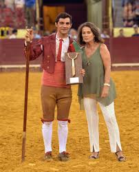 Lisboa (Portugal), jueves 11 de julio de 2019.- Toros de Jorge de Carvalho  para Tiago Pamplona, que confirmó alternativa, Ana Batista, Filipe  Gonçalves, Manuel Telles Bastos, Miguel Moura y Salgueiro da Costa -