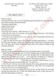 Thí sinh trước khi vào phòng thi phải khai báo y tế, được giám thị kiểm tra thân nhiệt. Tá»•ng Há»£p Ä'á» VÄƒn Thi Tuyá»ƒn Sinh Vao Lá»›p 10 Tá»« 2014 Ä'áº¿n Nay Bá»™ Tai Liá»‡u Tá»± Ä'anh Gia NÄƒng Lá»±c Há»¯u Ich Cá»§a Thi Sinh